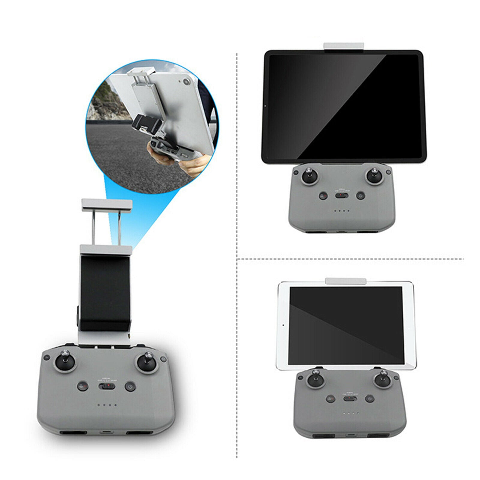 Metal 7.9-11 inch Tablet Extender Bracket Holder for DJI MAVIC AIR 2 Remote