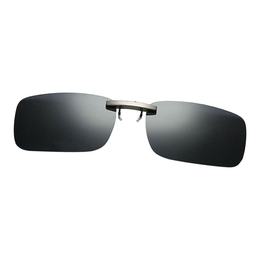 2pcs Clip on  Up Sunglasses UV400 Driving Fishing Glasses