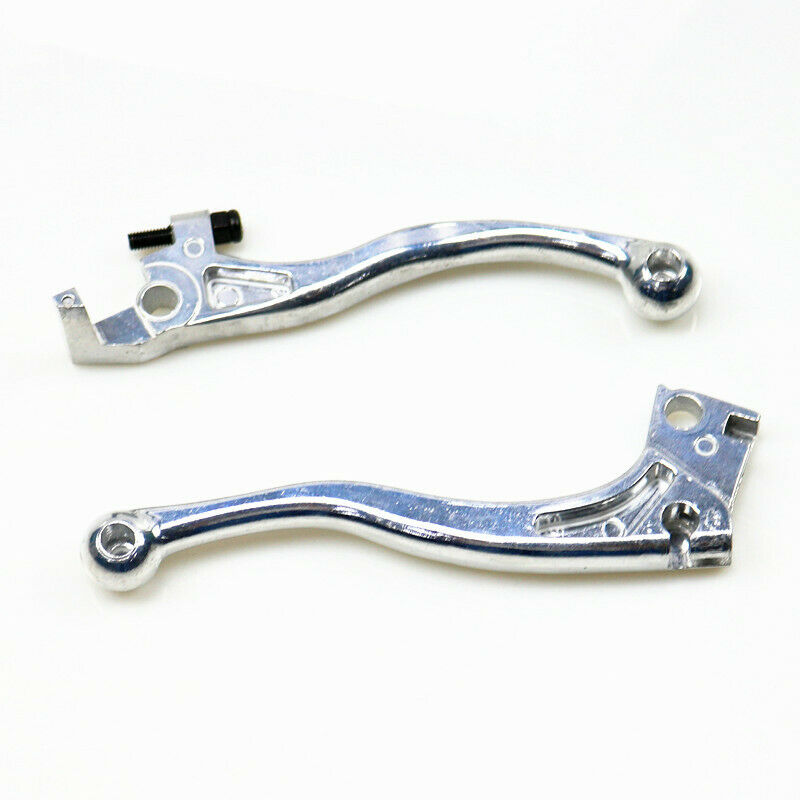 Chrome Brake Clutch Lever For Motorcycle Kawasaki KLX 250 250C KLX650 KDX 220