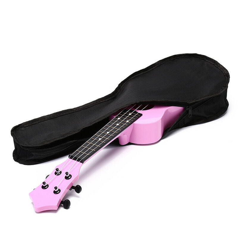 21 Inch Black Ukulele Bag Soft Case Bag Single Shoulder Backpack Padded UgQ TL