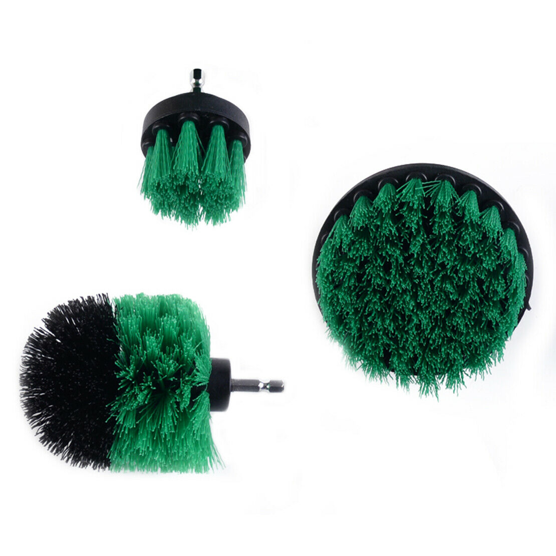3pcs Power Drill Scrubber Brush Tile Grout Tools Combo Tool Kit as