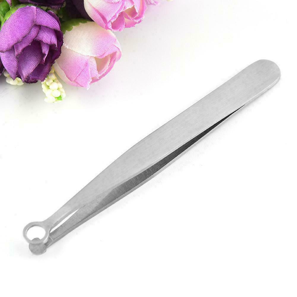 Universal Nose Hair Trimming Tweezers Steel Eyebrow Hair 2021 Nose Cut V0G0
