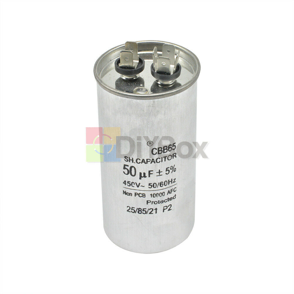 50UF 450VaH Run Motor Capacitor Compressor  Air conditioning Water Pump