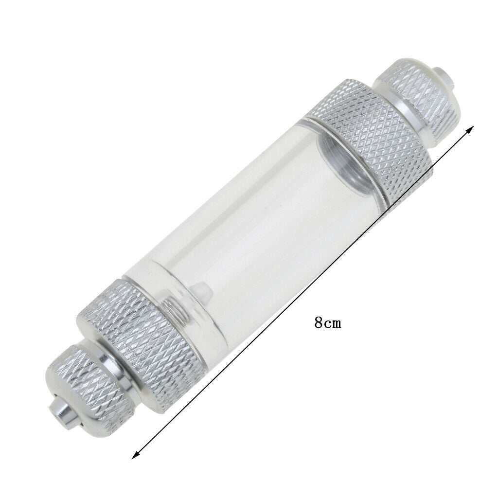 Fish Tank CO2 Reactor Aluminum Regulator With check valve for Supplies