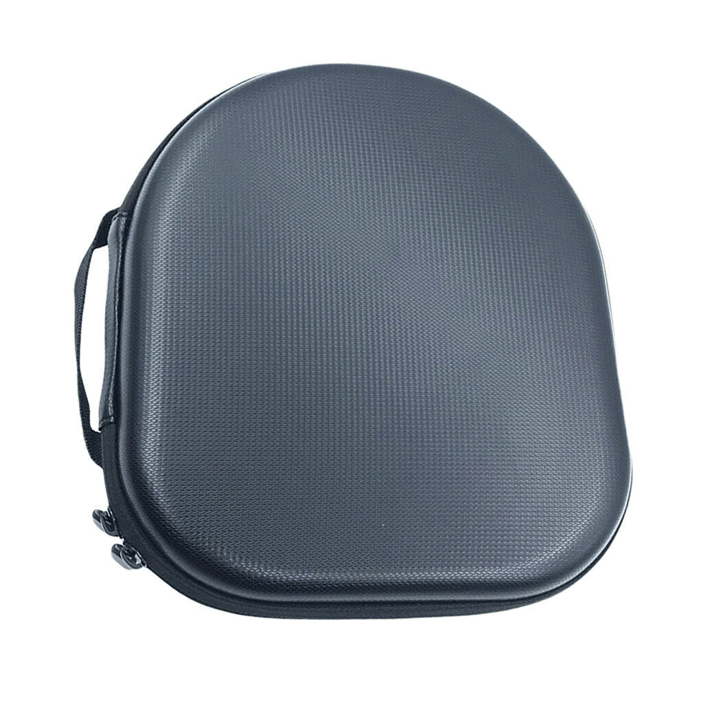 Black Hard EVA Headphone Carrying Case Storage Protection Box Zipper Pouch