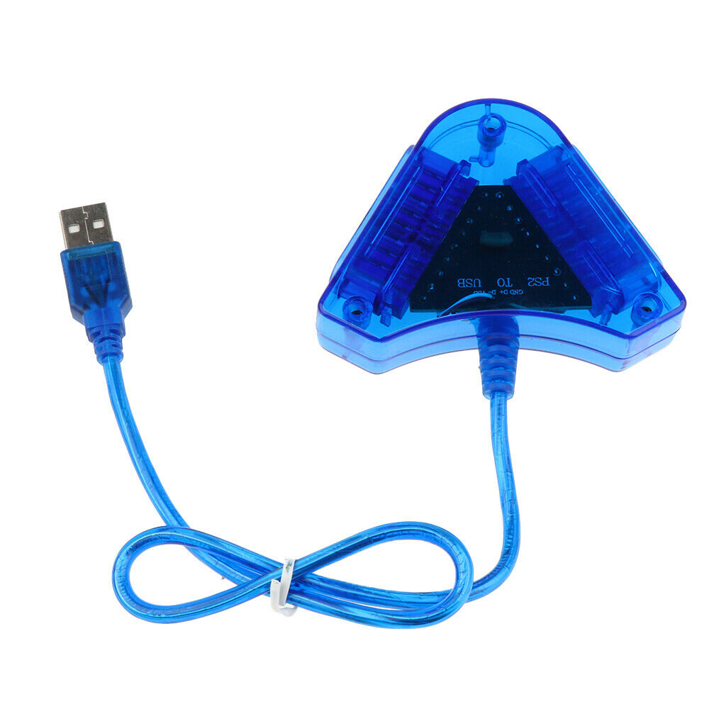 PS2 Wired Handle to PC Converter ,USB Converter Adapter Cable Cord for