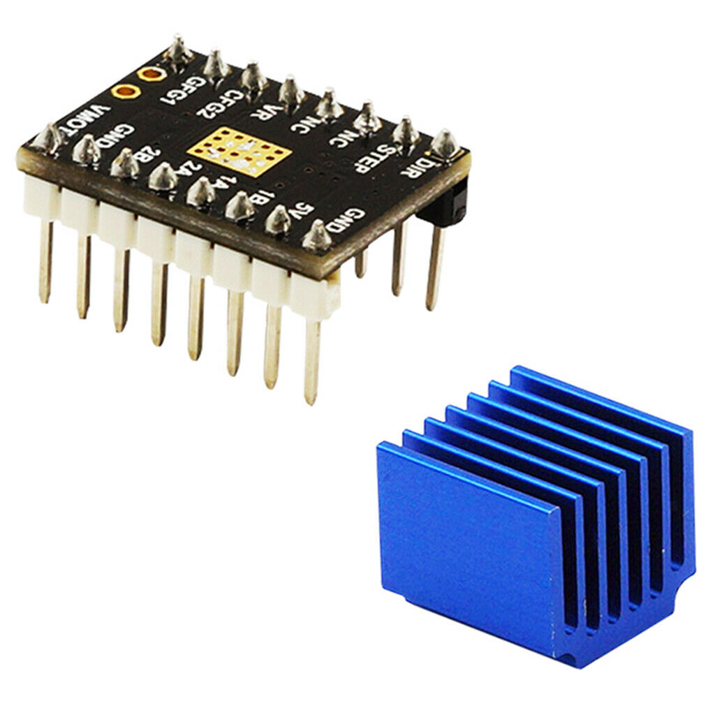 TMC2100 V1.0 Stepper Motor Mute Driver Silent Module & Heatsink for Makerbot