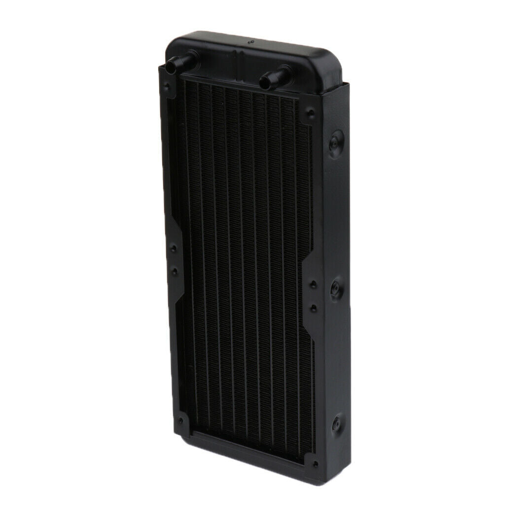 1Pcs Aluminum Computer CPU 10 Pipes Water-Cooling Heat Exchanger Radiator 240mm