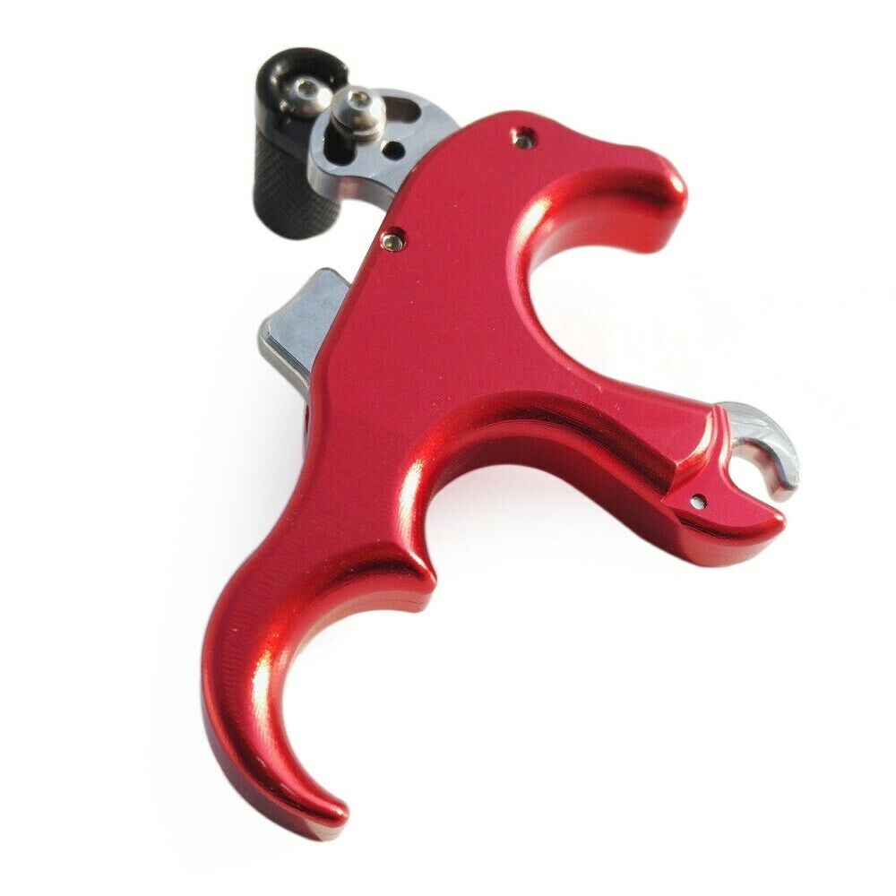 Archery Automatic Release Aids Caliper Trigger 3 Finger Grip Compound Bow Thumb