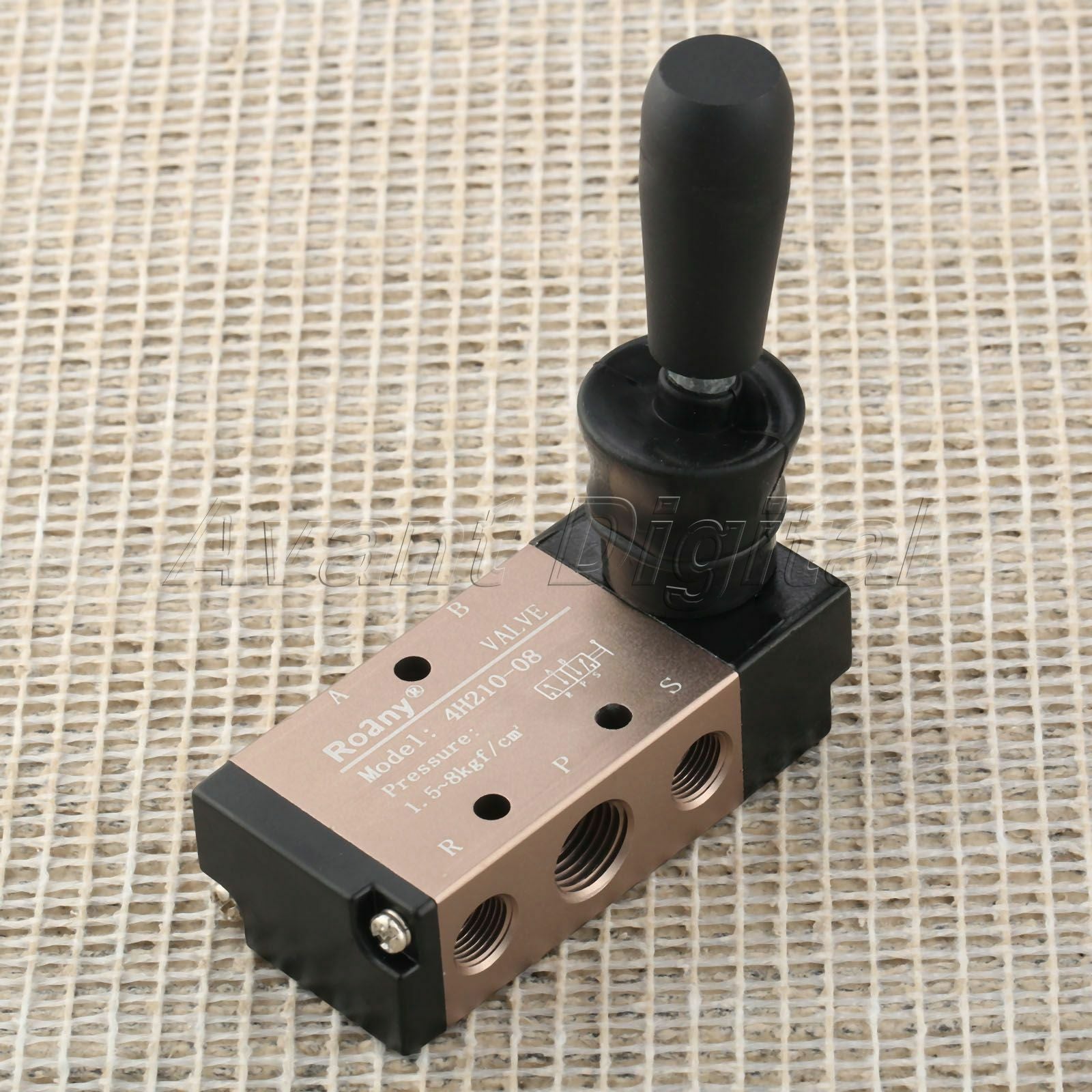 4H210-08 Manual Control Pneumatic Air Hand Lever Operated Valve Port 1/4" Use