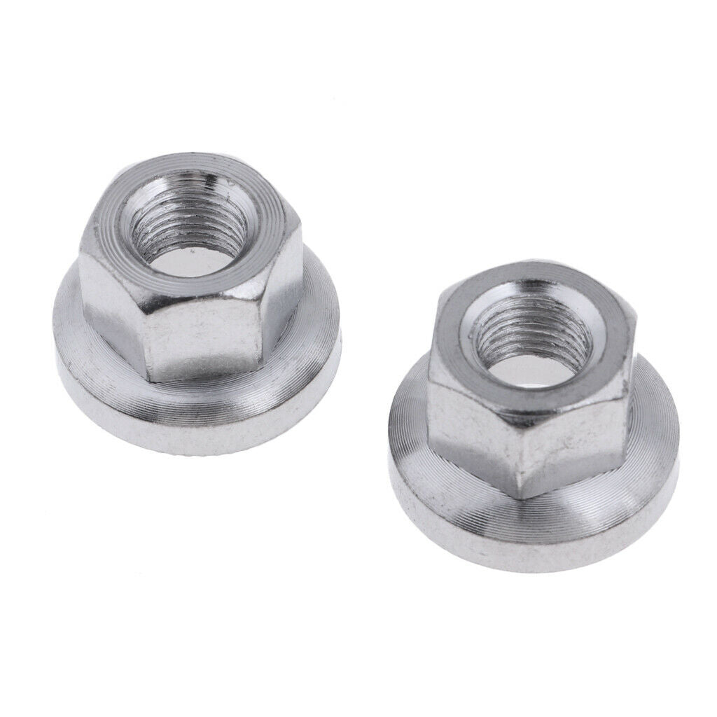 Pack 2 Bicycle Wheel Nuts Replacement - Universal for MTB Road Mountain Bike