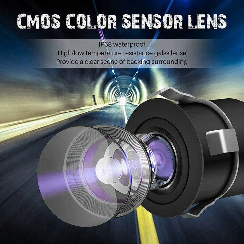DC12V 170° CCD Car Reverse Backup Rear View Reversing Camera Kits WaterproofJ_DD