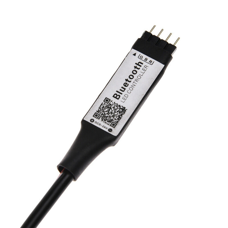 Bluetooth Remote Controller for Light Strips Adaptor USB 4Pin Black 45cm