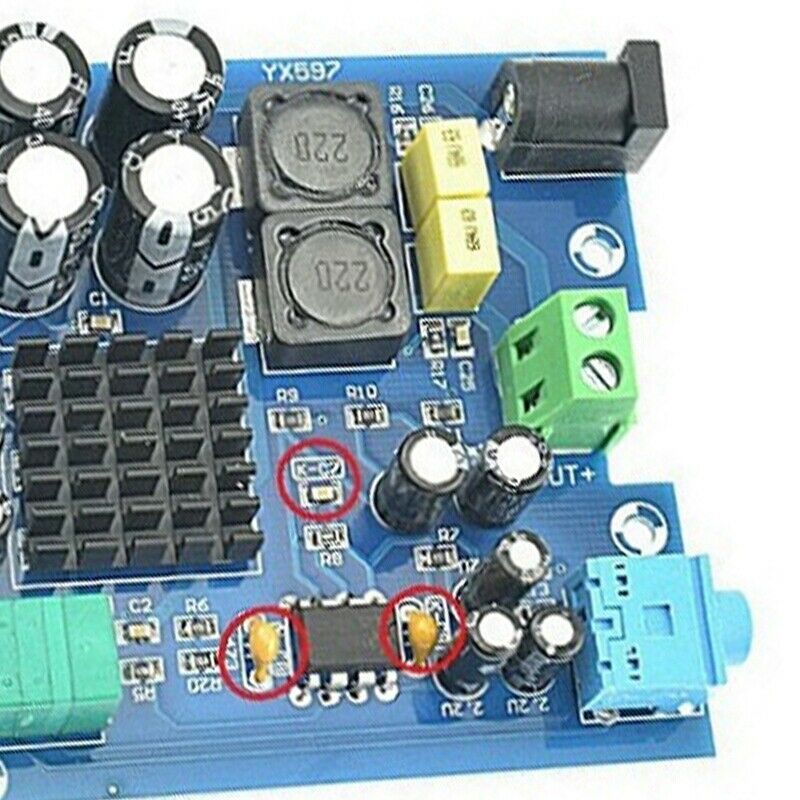 Amplificador Audio Subwoofer Mini Power Amplifier TPA3116D2 100W Mono Digital Y5