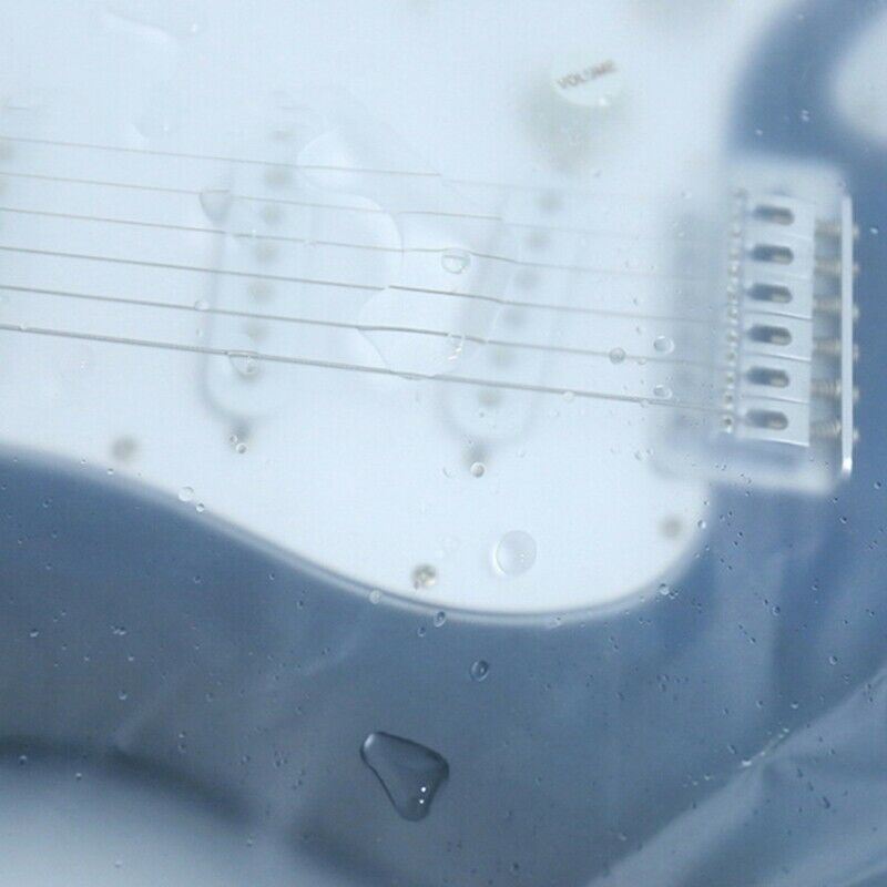 Guitar Dust Cover Fit Electric Guitars Frosted Transparent Guitar Cover ResiQ5S3