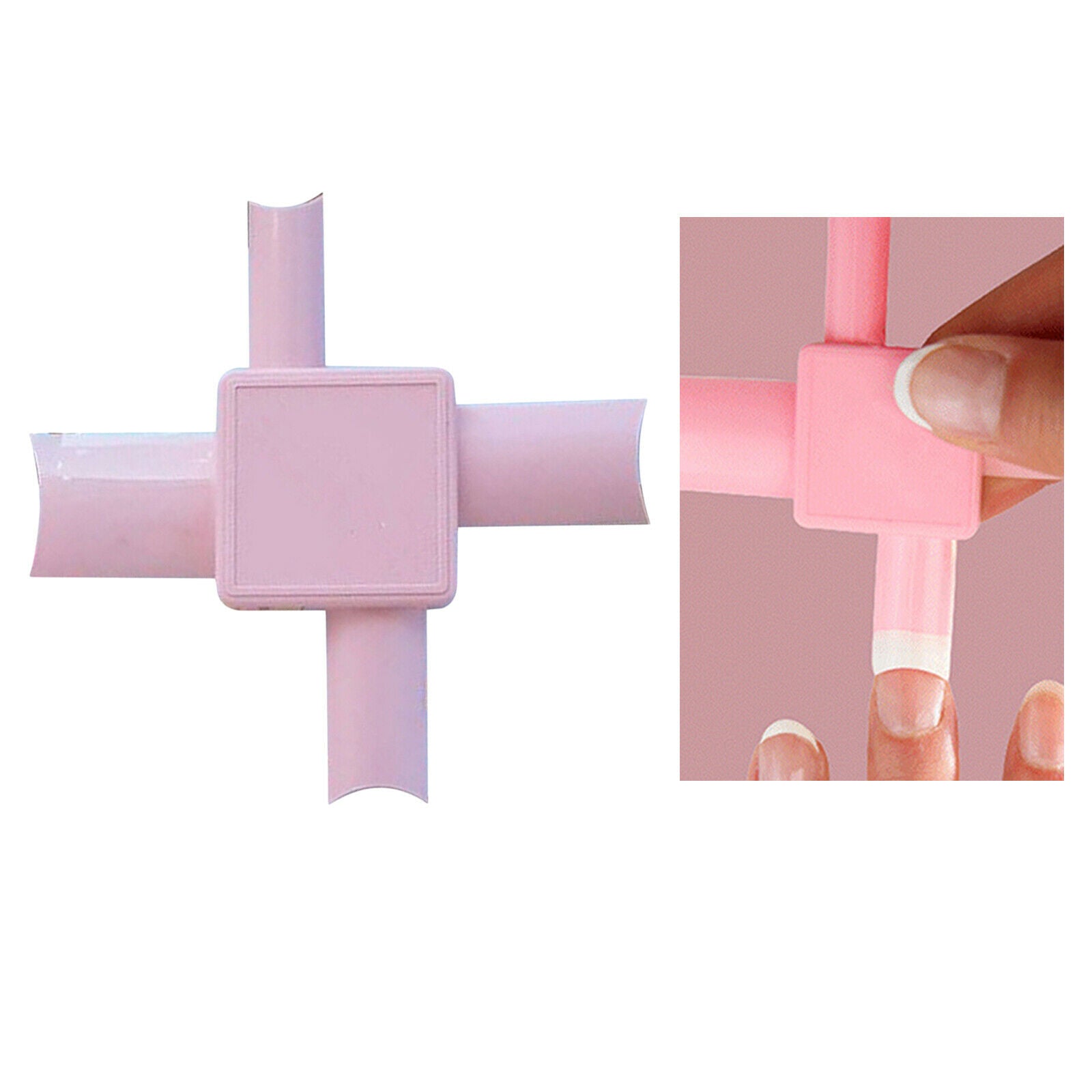 Nail Applicator Printing Fingers Manicure Nail Art for Woman Girls Pink