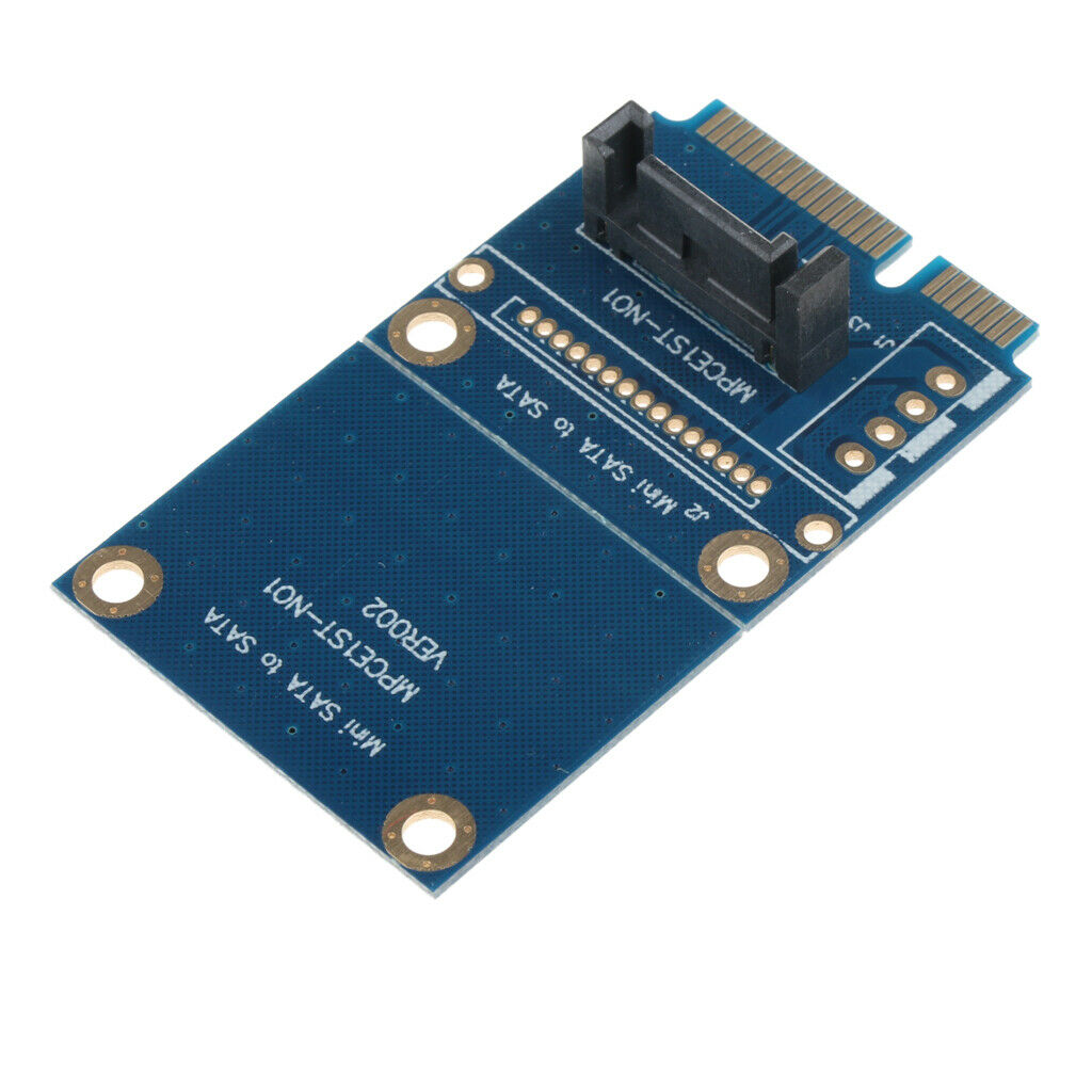 mSATA Mini SATA to 7pin SATA3.0 Adapter Converter Board Card PCB with Screws
