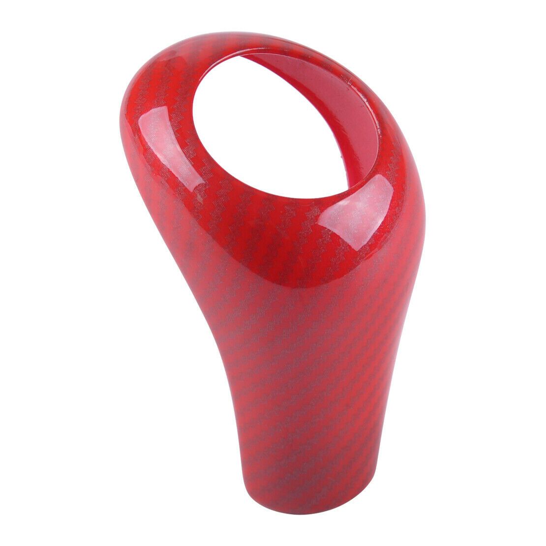 Red Gear Shift Knob Cover Trim Fit for Benz C Class W203 S204 2004-2013 ABS as
