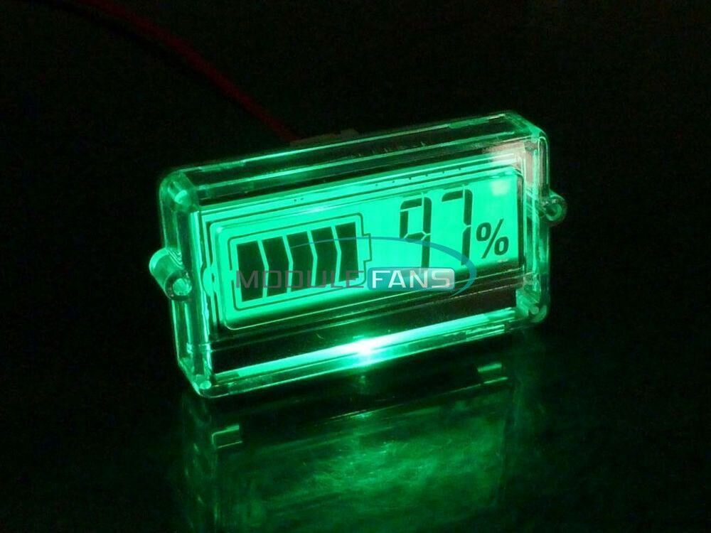 New 12v Lead-acid Battery Indicator Batteries Capacity Tester Digital LCD Meter