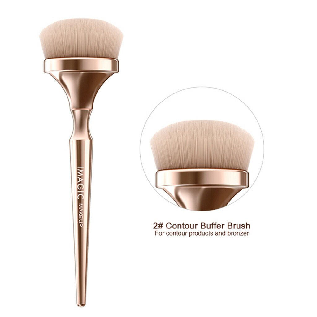 Lots 9 Makeup Brushes Set Liquid Blending Nose Eye Buffing Stippling Brush