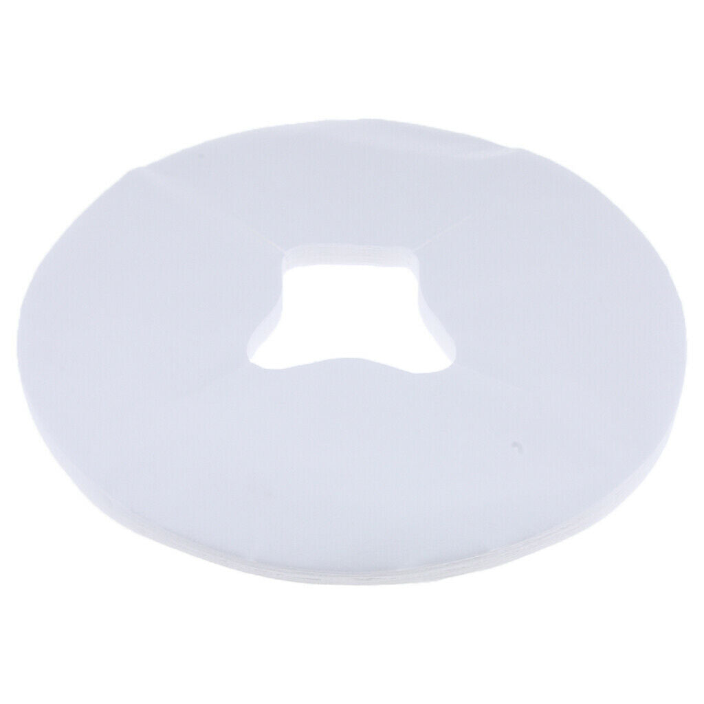 100 Pieces Beauty Massage Table Face Cradle Covers Headrest Covers White