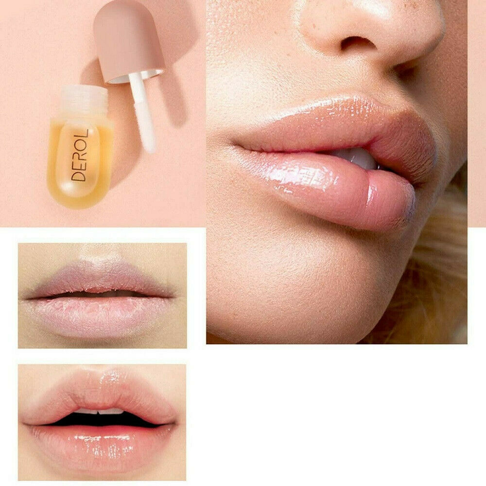 2x DEROL Plant Extracts Plumping Lip Serum Day+Night Charming Lip Plump Enhancer