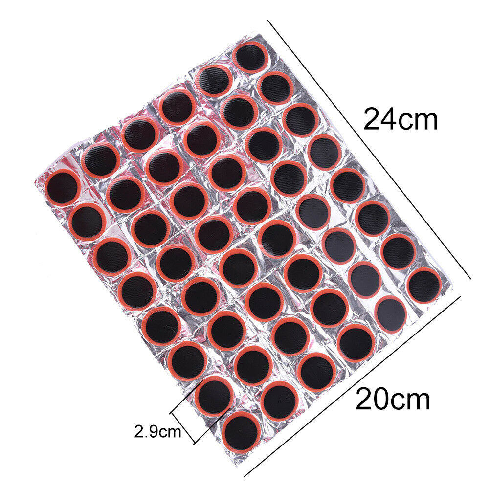 48Pcs 30mm Round Bicycle Tyre Puncture Patch Tyre Inner Tube Prick Repair.l8