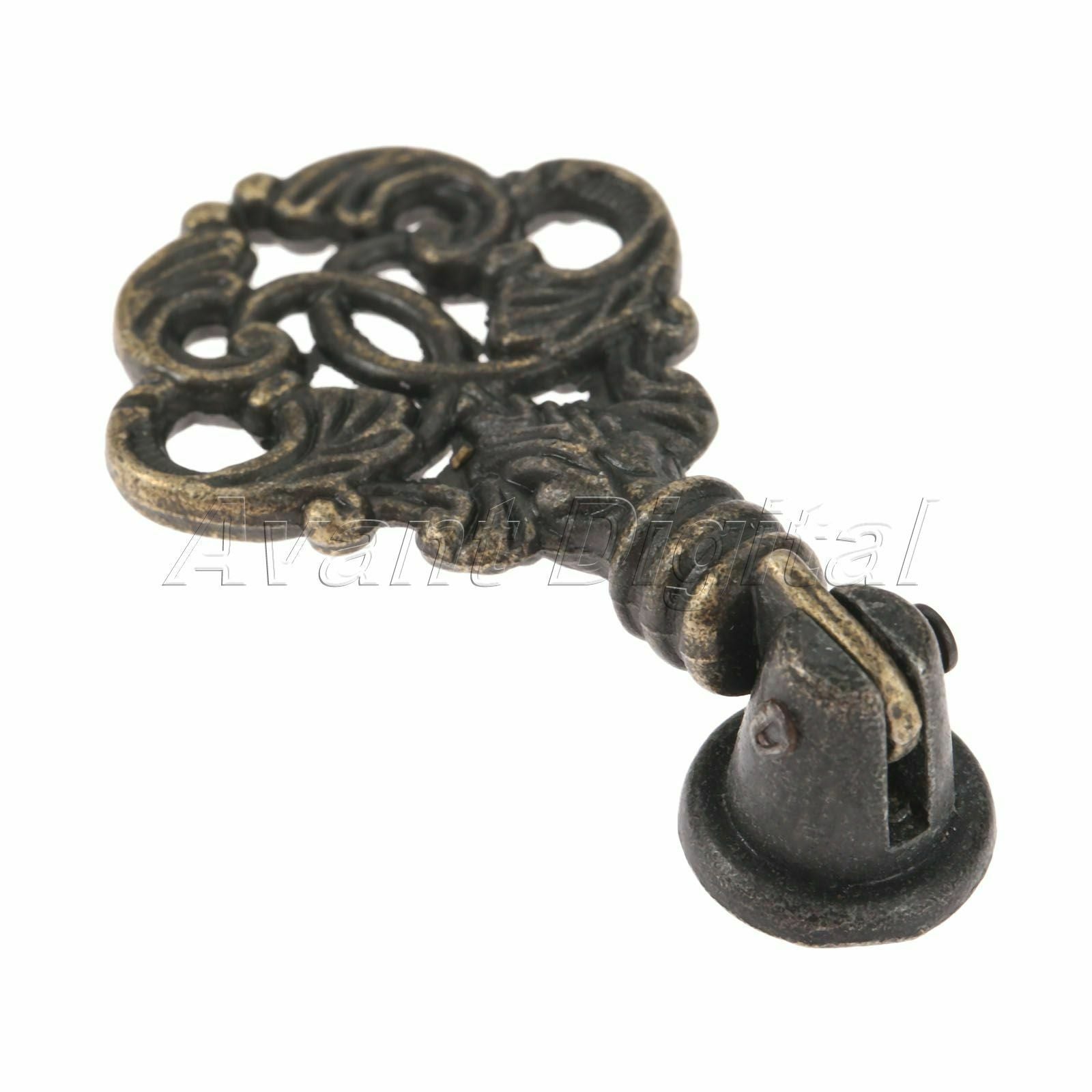 Zinc Alloy Cupboard Wardrobe Door Handle Kitchen Cabinet Drawer Drop Pull Knob