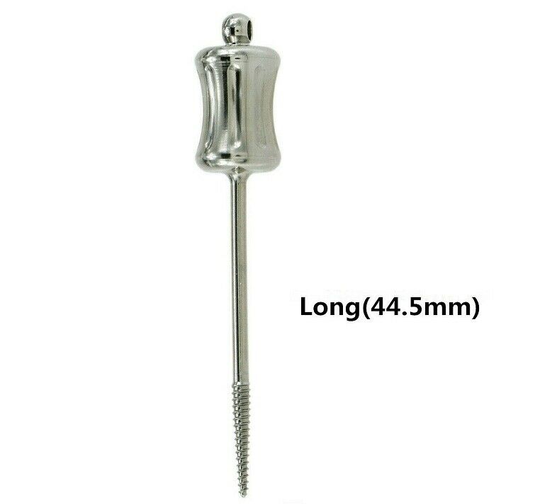 2pc Dental Manual Extractor Apical Root Fragments Drill Short 16mm+Long 22.5mm