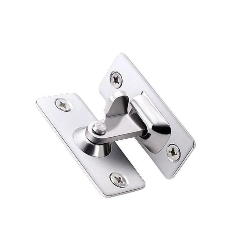 Stainless Steel 90 Degree Buckle Hook Door Lock Bolt for Sliding Door Window Kit