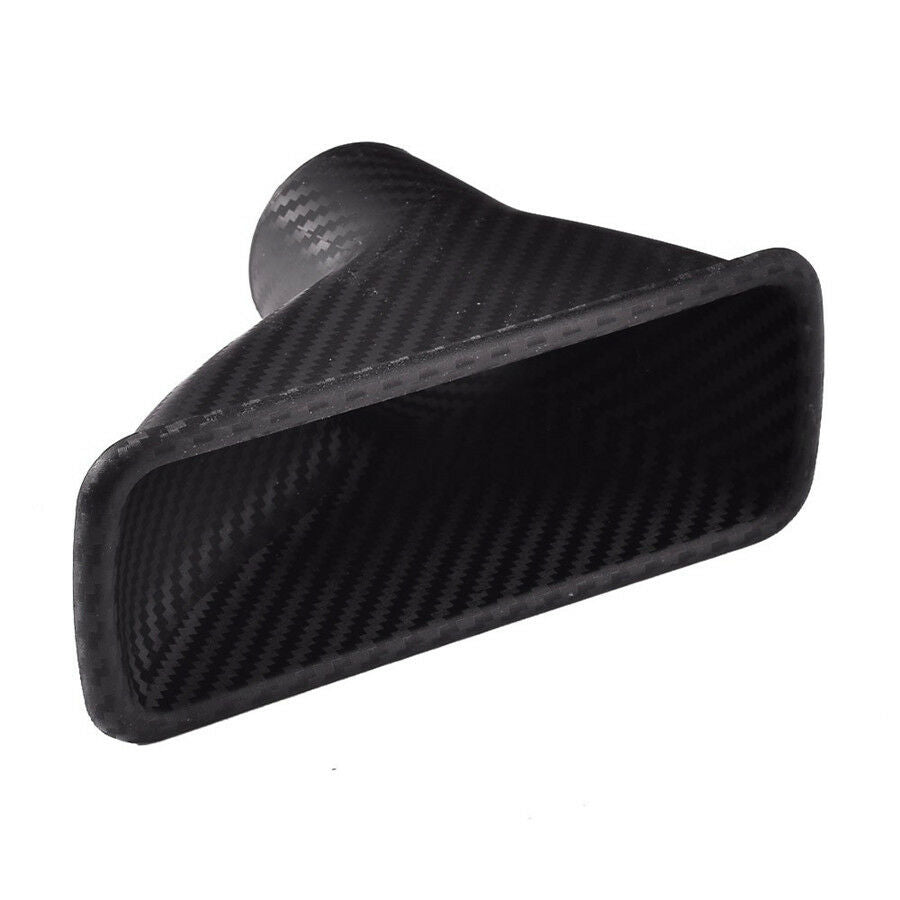 Carbon Fiber Color Car Auto Front Bumper Turbo Air Intake Pipe Air Funnel Kit
