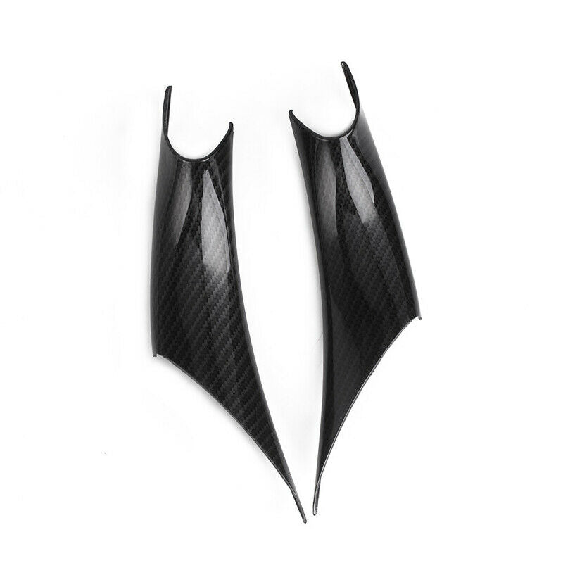 Carbon Fiber Color Car Interior Door Pull Handle Cover Fit For BMW 3 & 4 Series