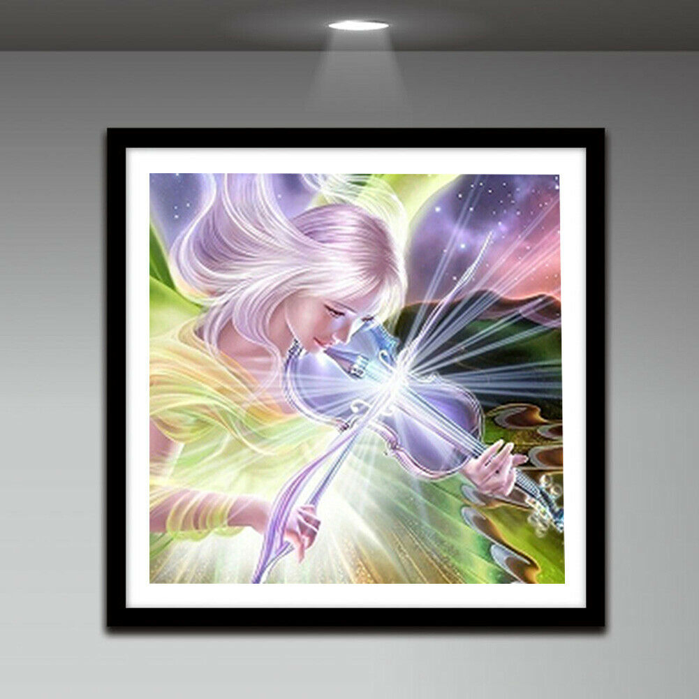 Beautiful Girl 5D Diamond DIY Painting Craft Kit Home Decor @