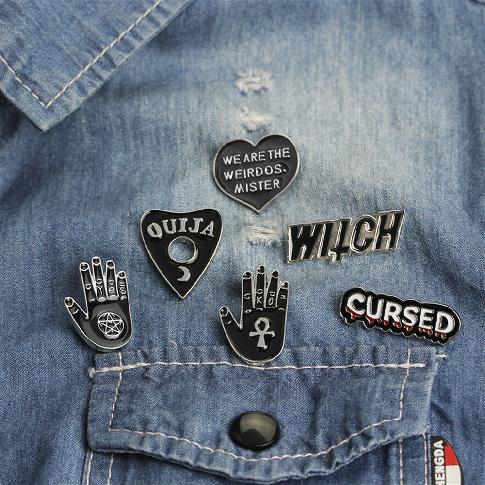 Unisex Zinc Alloy Material Material 6pcs/set Bandage Jeans Bag Brooch Pin Gift