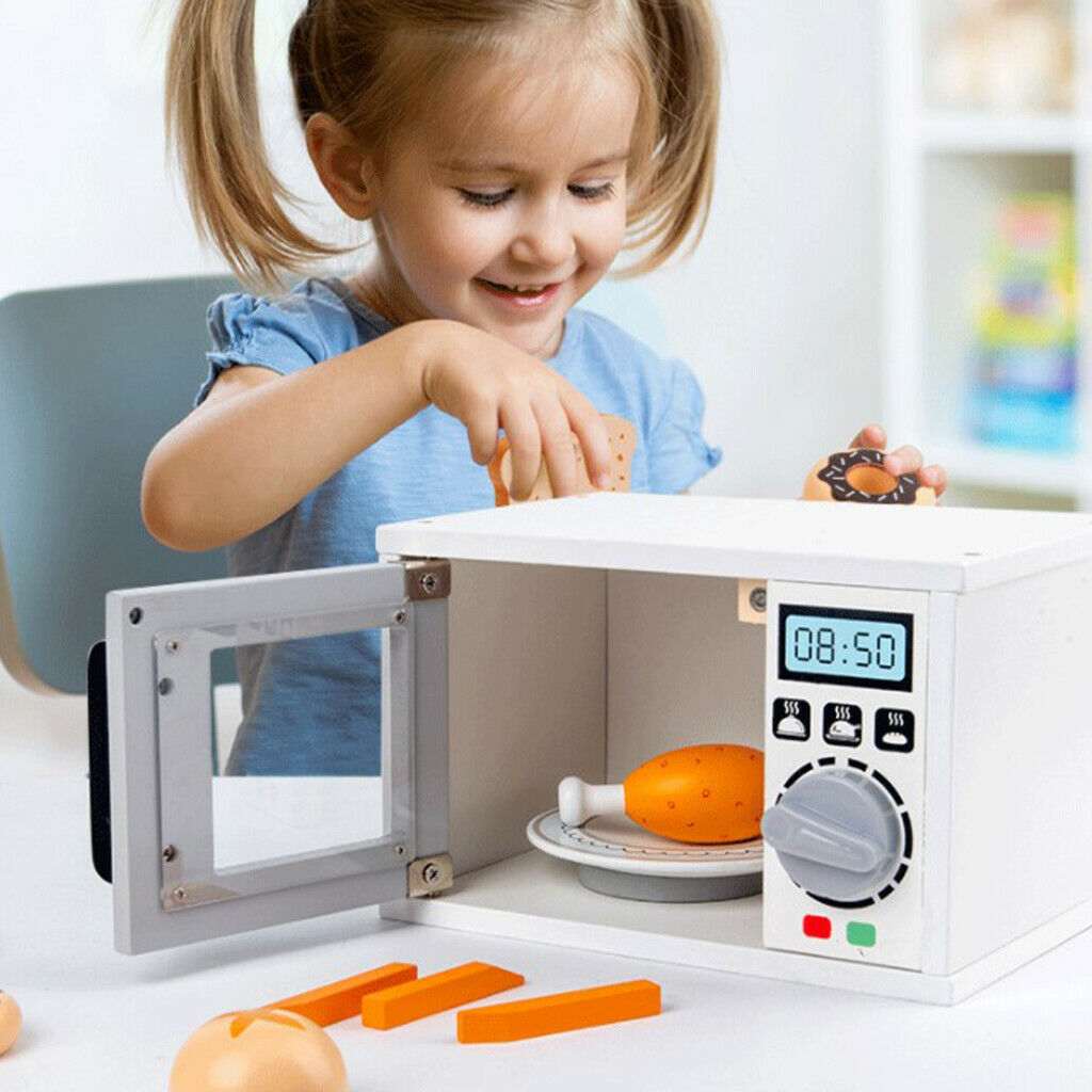 Microwave Oven Toys Children's Developmental Toys Fun Play Game Gift for Boys