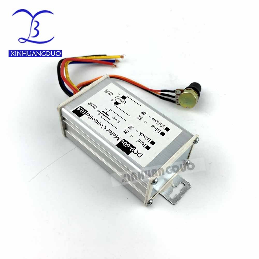 9V-60V 10A DC Motor Speed Regulator Width Modulator PWM Control Switch Governor