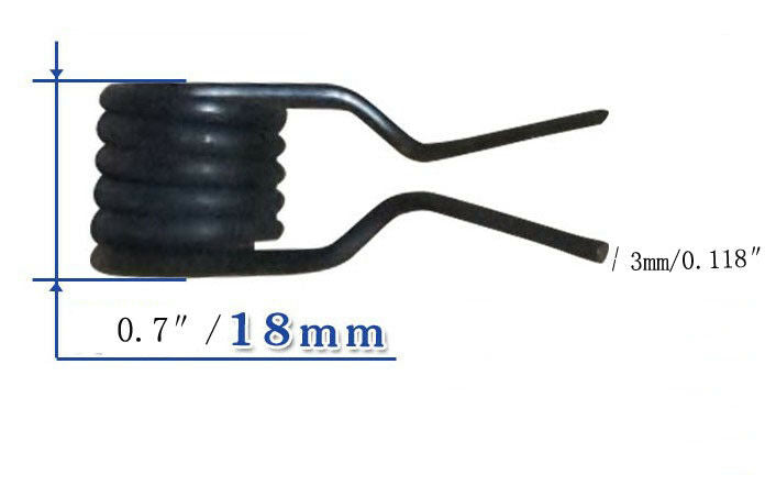 Tyre Tire Changer part Torsional Spring for the foot pedal 20mmx18mm 1pc
