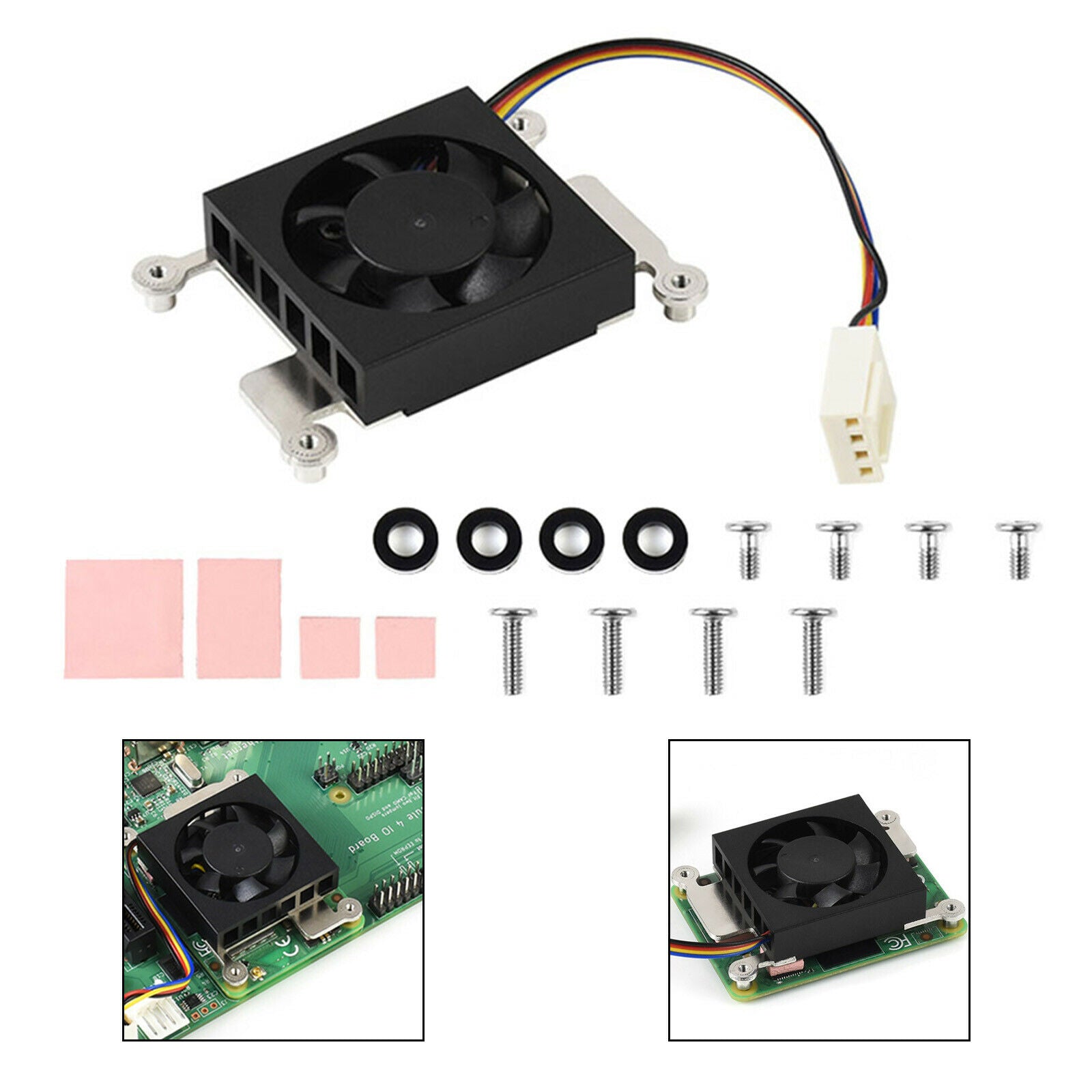 Dedicated 3007 Cooling Fan + Heatsinks For Raspberry Pi Compute Module 4 Cm4
