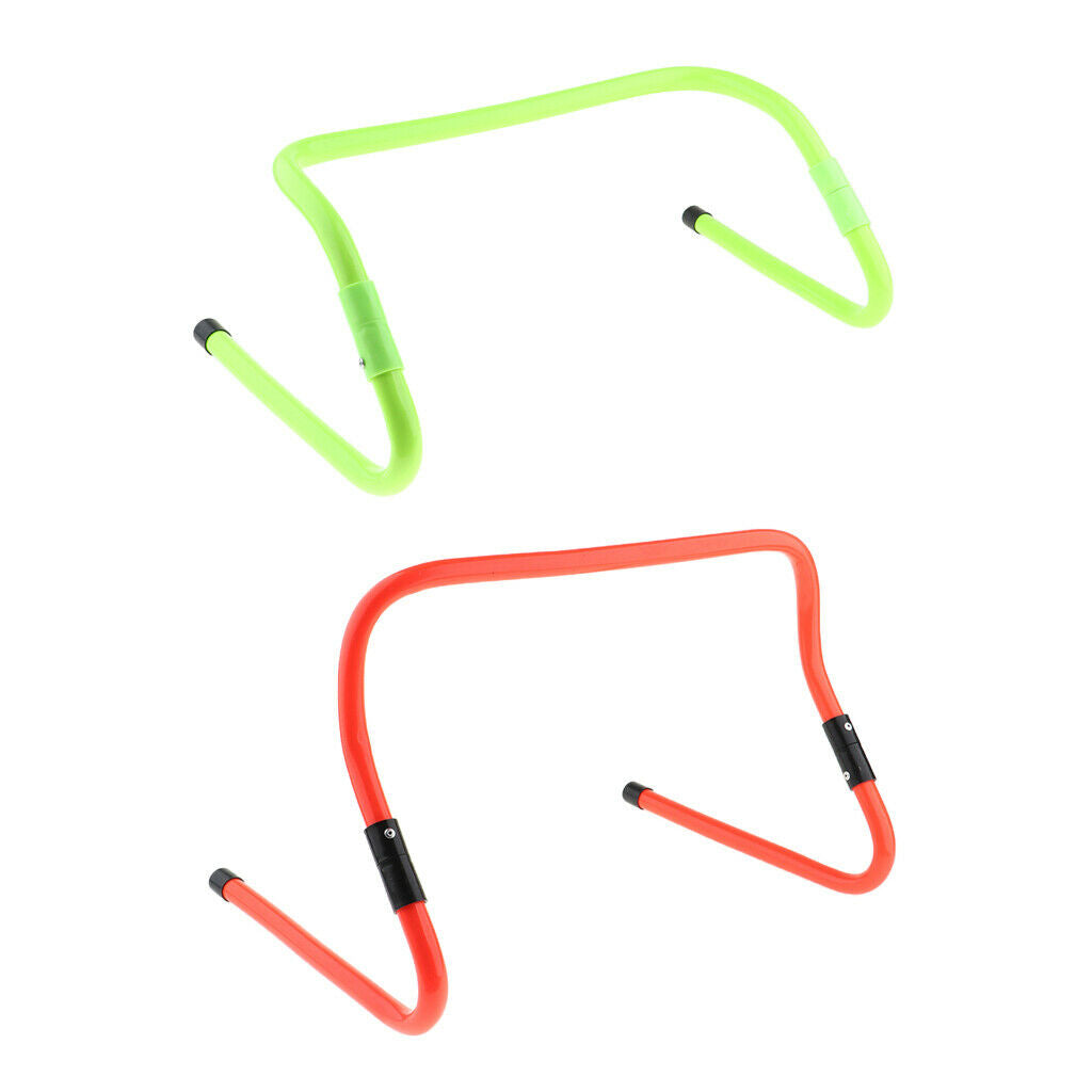 Adjustable Soccer Training Hurdles Football Speed Agility Hurdle Green
