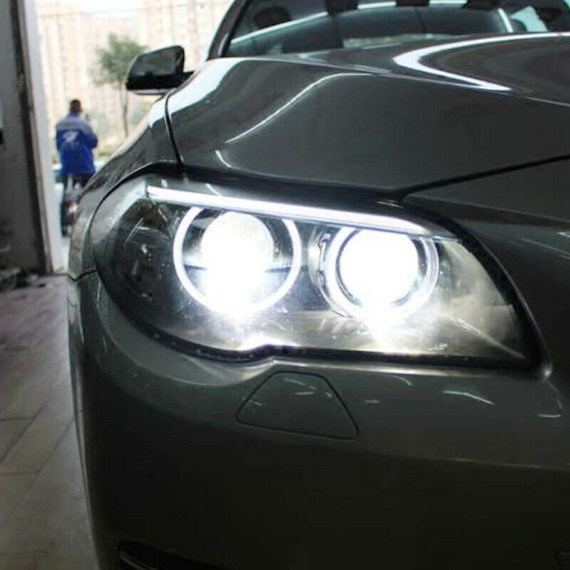2.5" HID Bi-xenon Projector Lens LHD/RHD Headlight w/ Light Guide Angel Eye H1H4