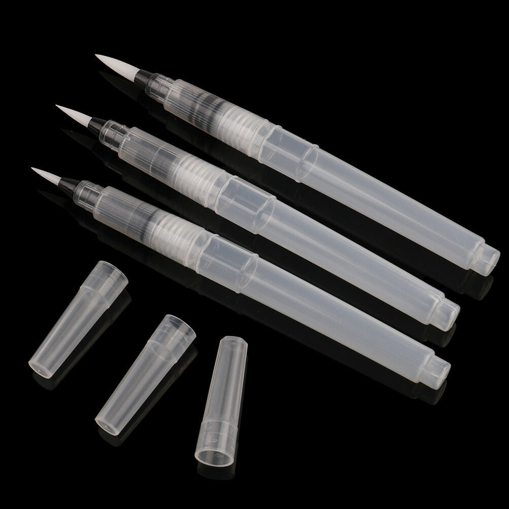 3pcs coloring water pen for Watercolor Cake Decorating Water Brush Painting P DD