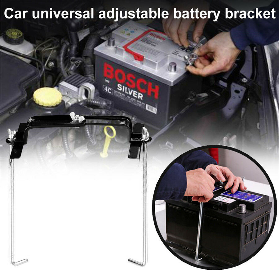 Universal Adjustable Metal Battery Adapter Stabilizer Holder 27CM For Car/SUV