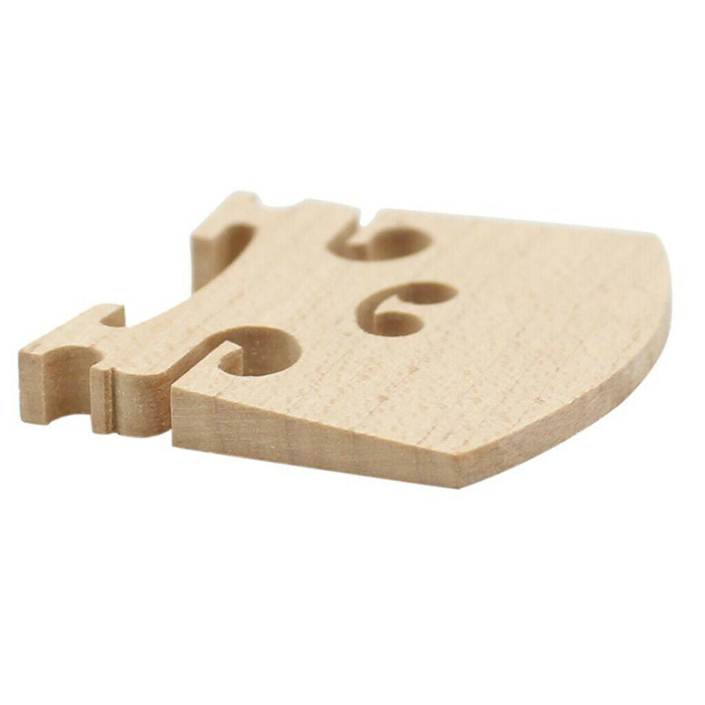 5 Pieces 4/4 Violin Bridge Maplewood DIY for Violinist Students Beginners