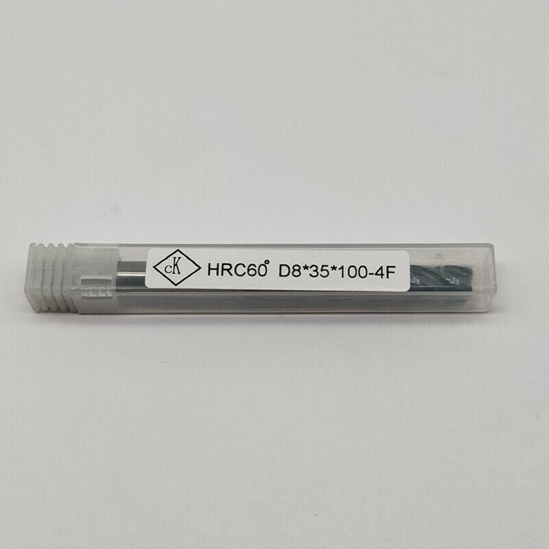 HRC60° 8mm φ8 ×35×100 4Flute end mill harden 75mm cutter milling turning tool