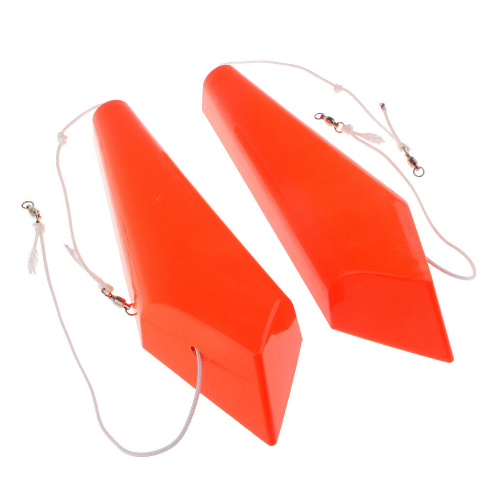 1Pair Boat Fishing Splashing Float Left and Right Trolling Board Side Planer