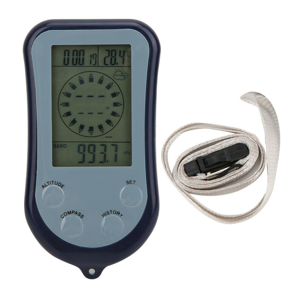 6-in-1 Outdoor Altimeter Electronic Height Altitude Meter Thermometer Barometer