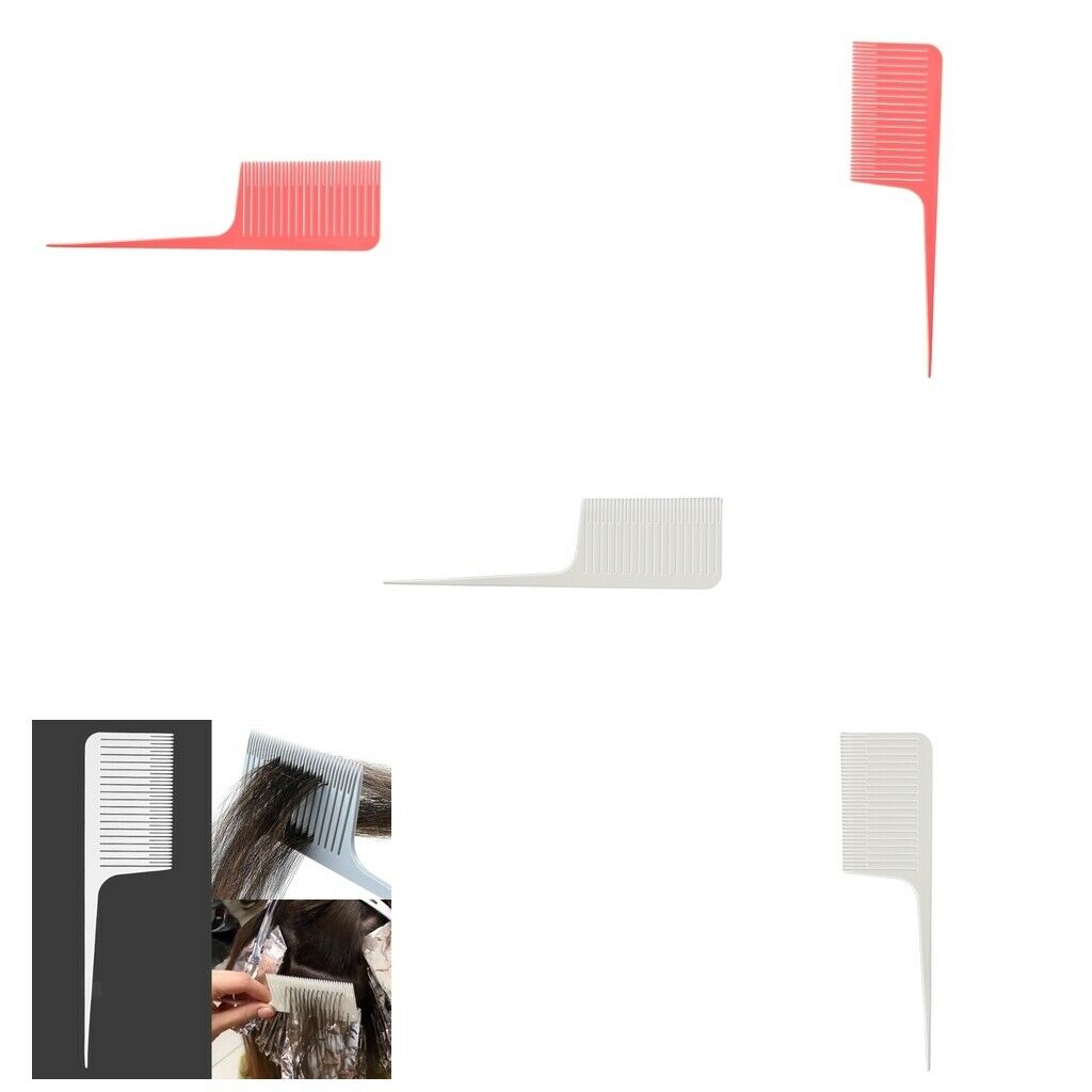 4 Pieces Weave Highlighting Pintail Foiling Fine Hair Comb Salon Dyeing