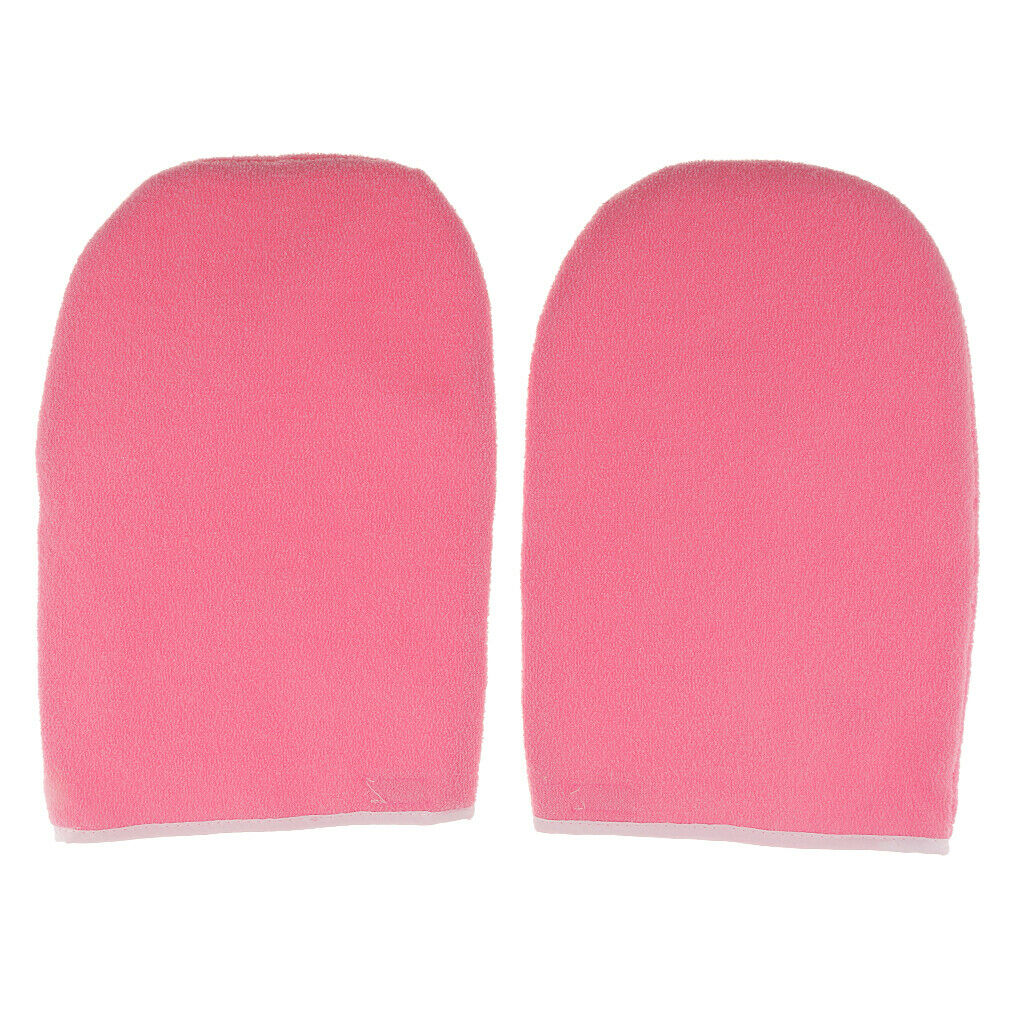 Face Cleansing Gloves Makeup Remover Cloth Pad Paraffin Wax Gloves