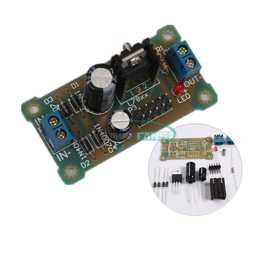 LM7806 L7806 Step-Down 8V-35V to 6V Power Supply Module DIY Kit