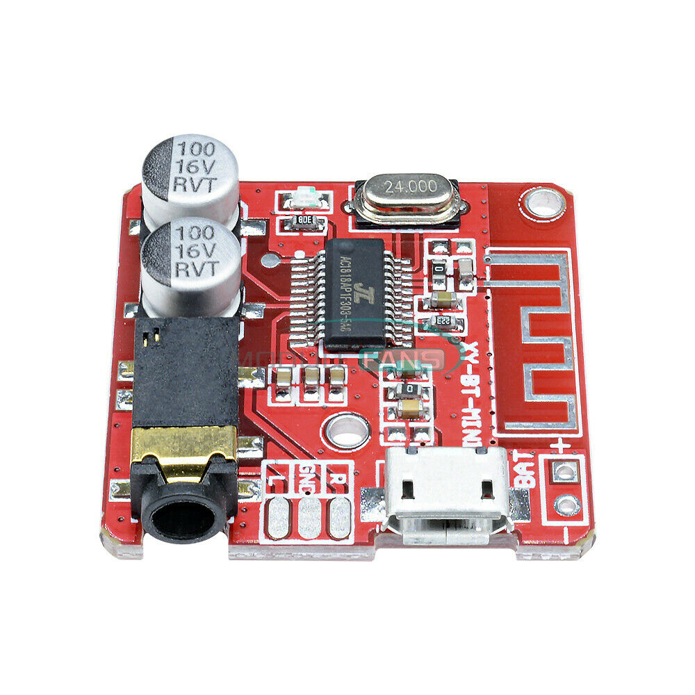 10PCS 3.7V-5V Mini Bluetooth 4.1 Audio Receiver MP3 Decoder Amplifier Board